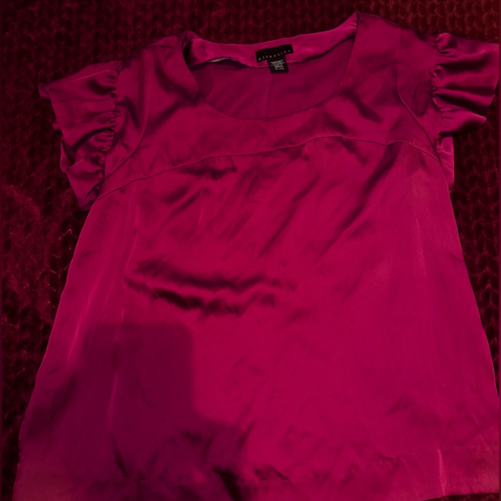 Attention Women's Top in Deep Pink